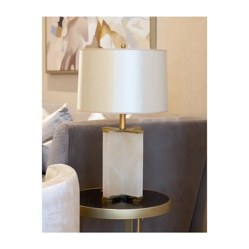 TABLE LAMP - 12- MARBLE