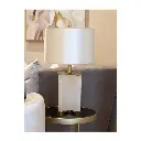TABLE LAMP - 12- MARBLE