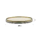LEATHER TRAY ROUND 03