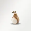 Onyx Made Fruit Sculpture - Pear-Large 