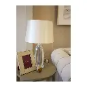Table Lamp-Curved Crystal Column