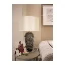Table Lamp- Striped Glass Lamp