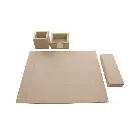 LEATHER DESK OFFICE SET 