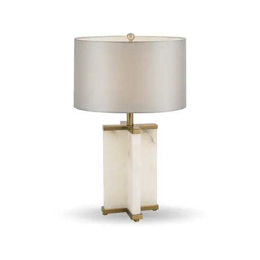 [MOF-03-00012] TABLE LAMP - 12- MARBLE